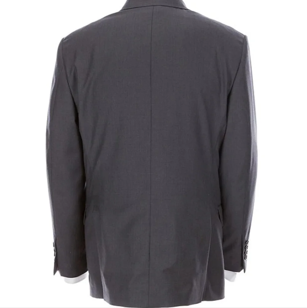 Ralph Lauren 100% Flat Front Solid Wool Suit